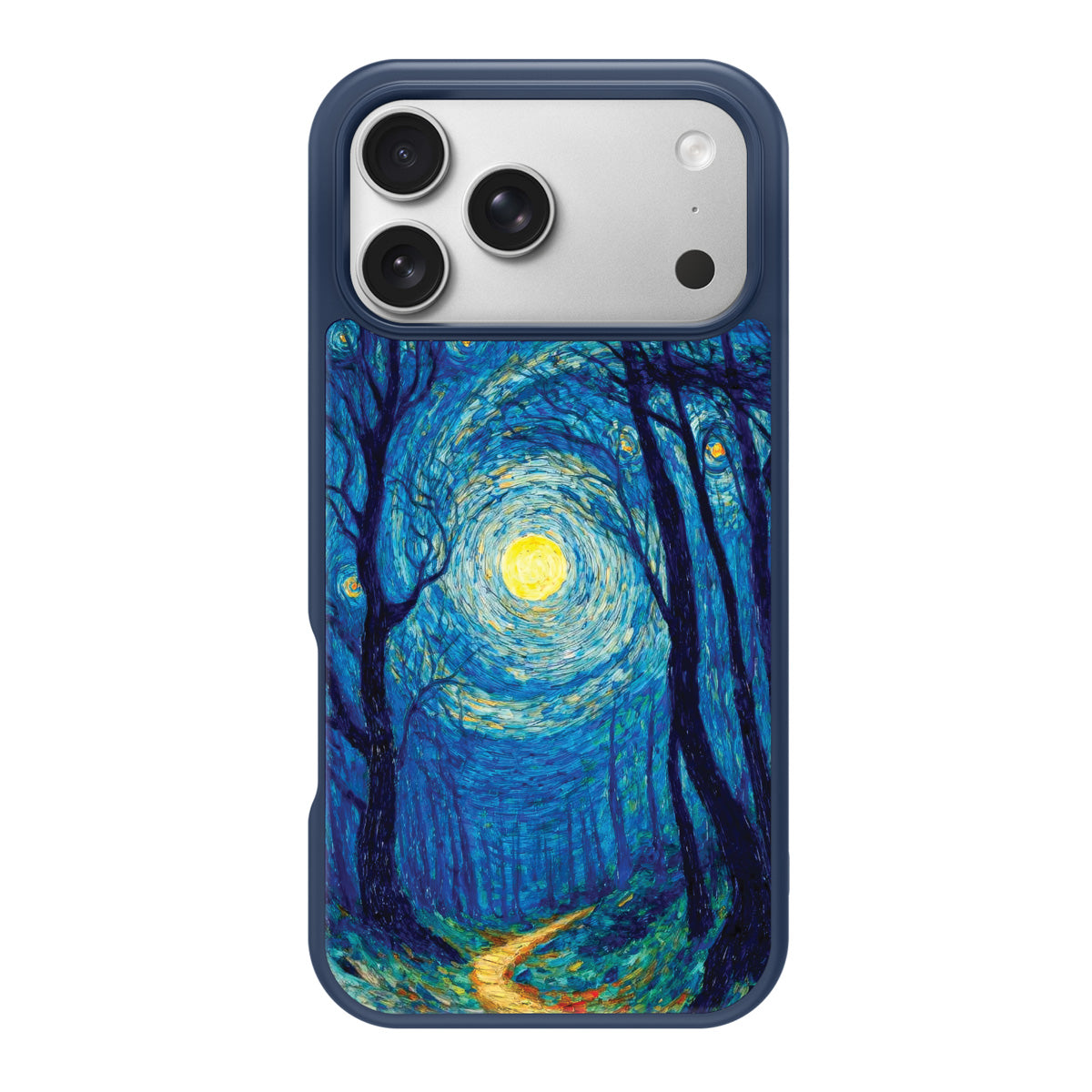 Moonlit Forest design back view – iPhone 18 Pro case