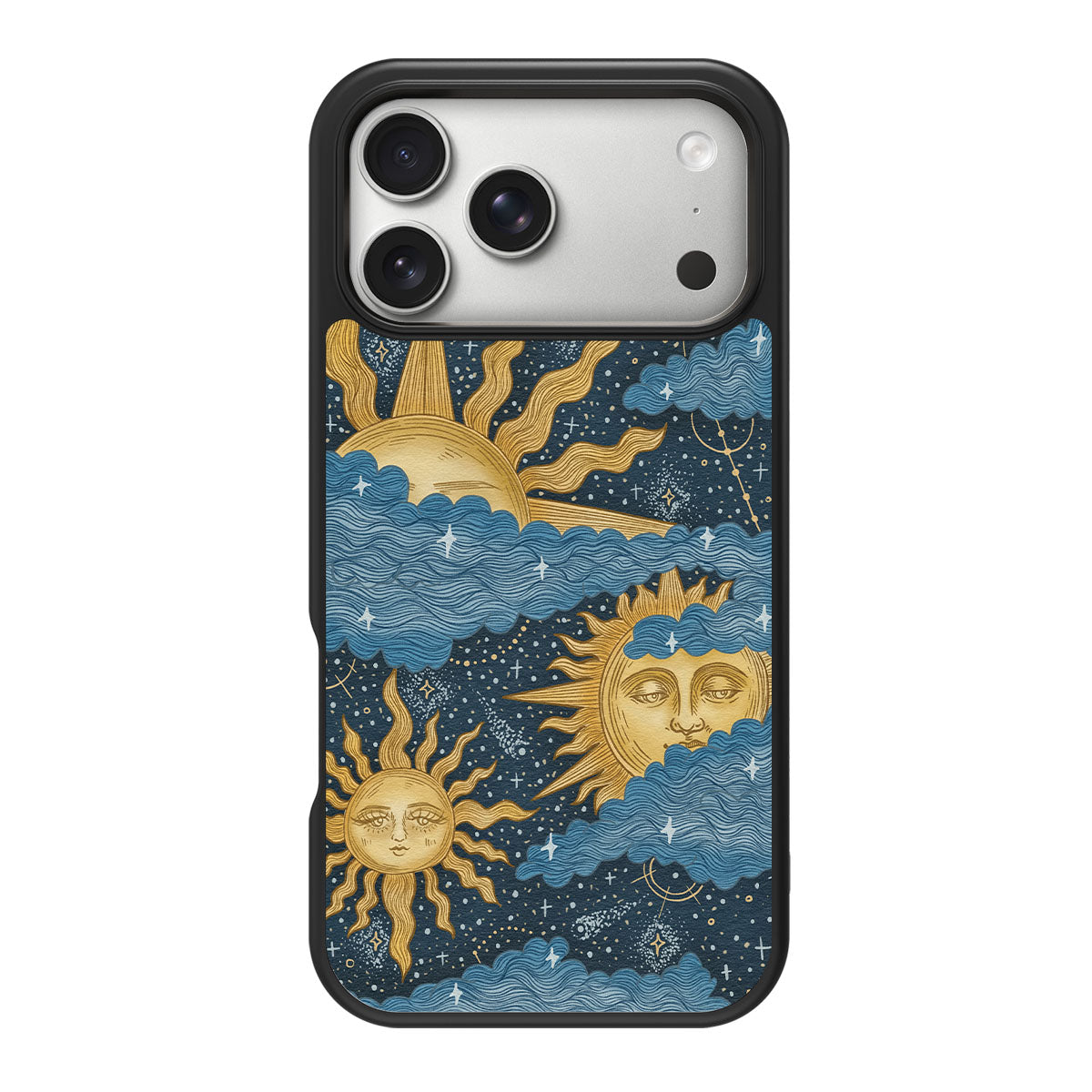 Solar Play design back view – iPhone 18 Pro Max case