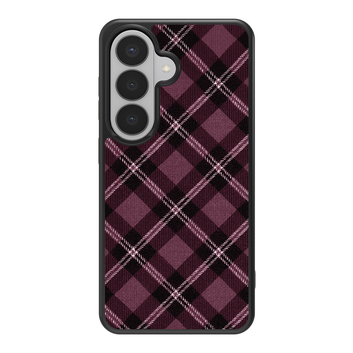 Merlot Weave design back view – Samsung Galaxy S26 Plus case