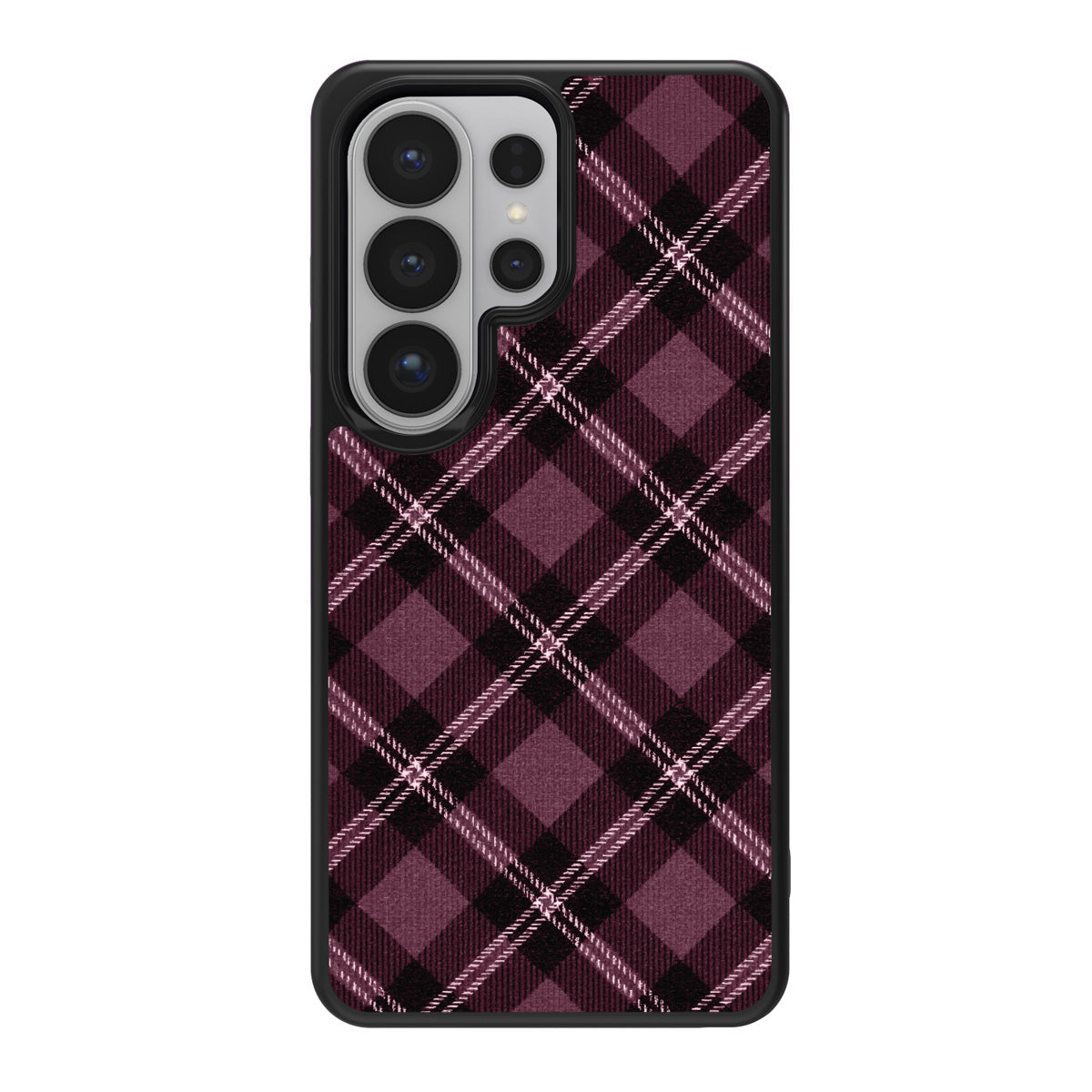 Merlot Weave design back view – Samsung Galaxy S26 Ultra case