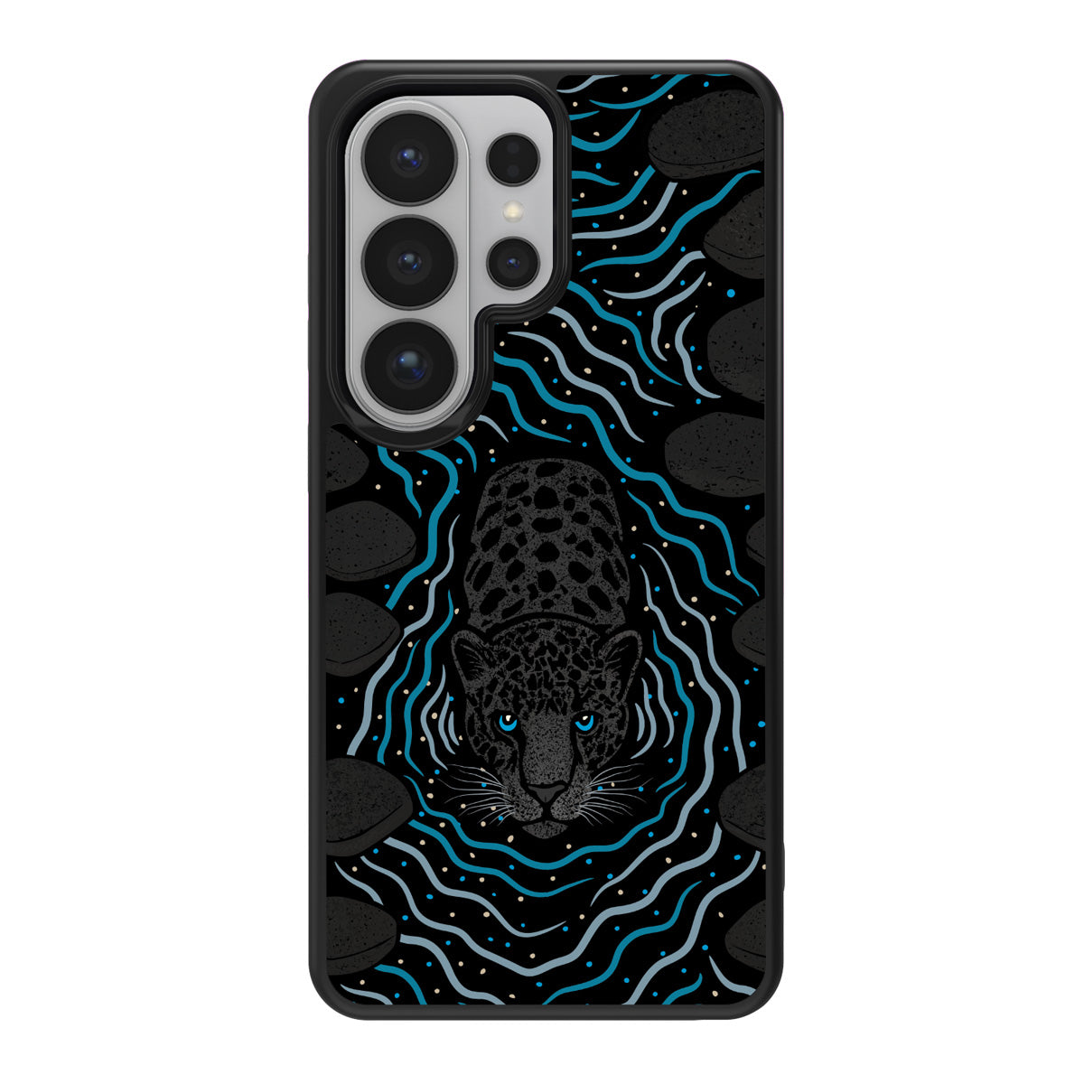 Midnight Panther design back view – Samsung Galaxy S26 Ultra case