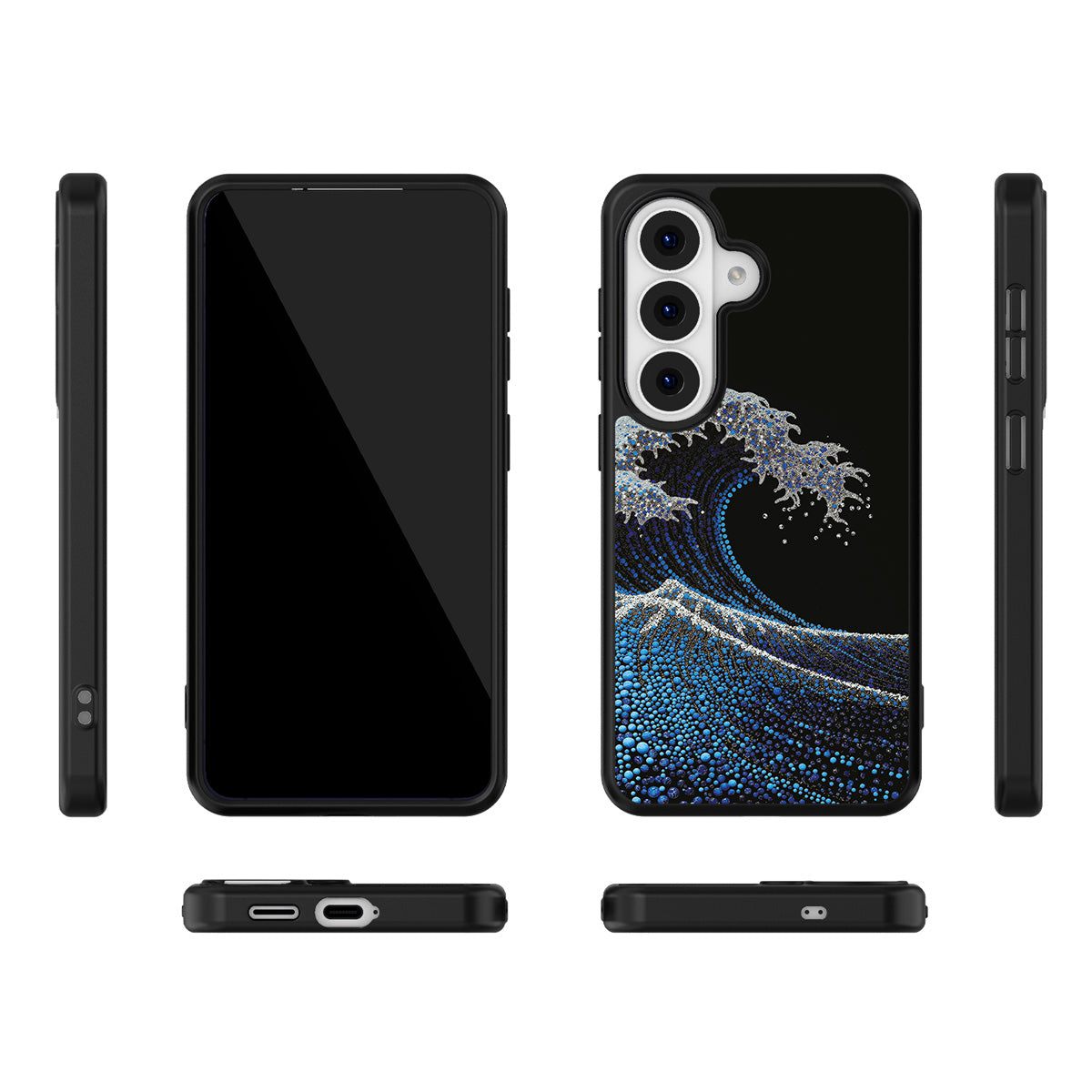 Midnight Tide Samsung Galaxy S26 Plus case – multi-angle view