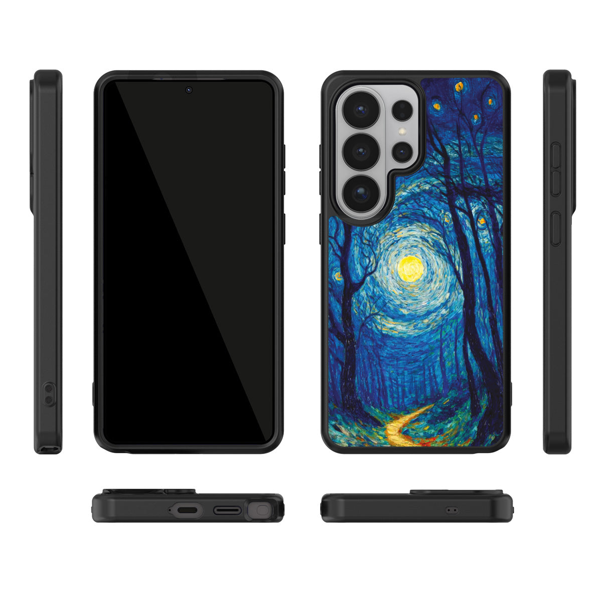 Moonlit Forest Samsung Galaxy S26 Ultra case – multi-angle view
