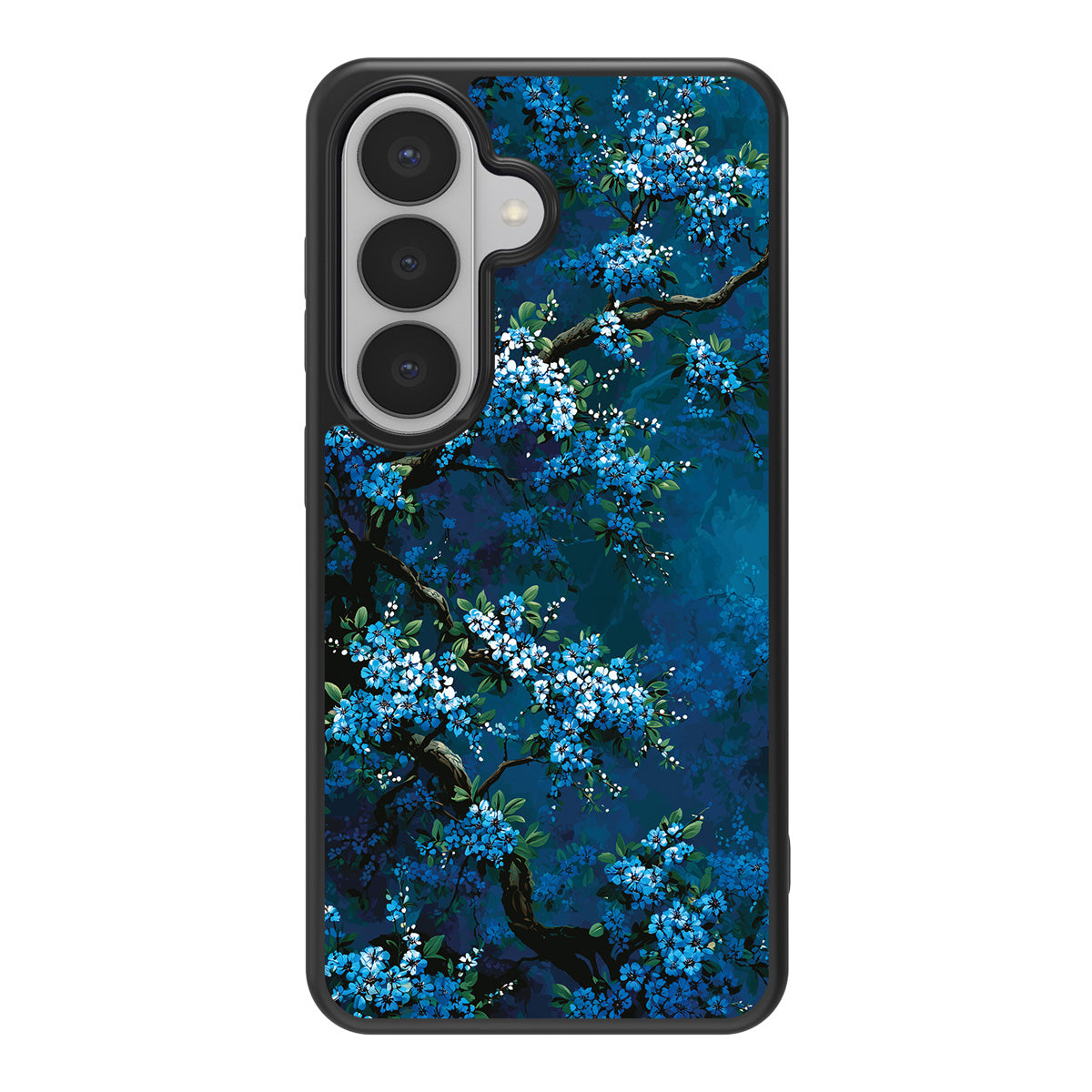 Moonlit Petals design back view – Samsung Galaxy S26 case