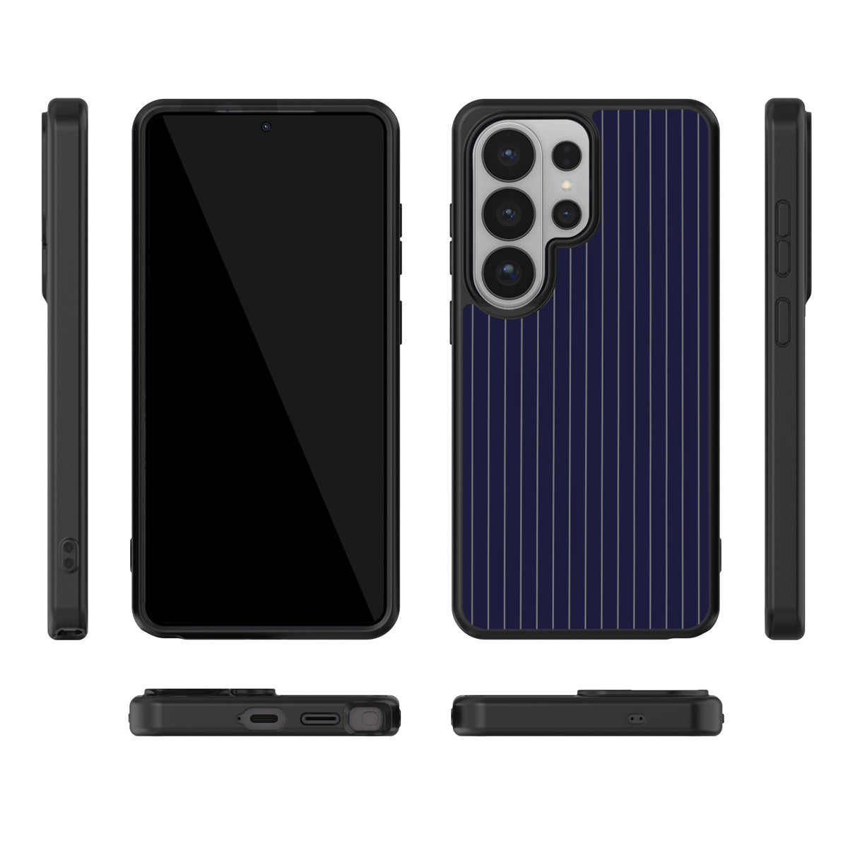 Navy Suits Samsung Galaxy S26 Ultra case – multi-angle view