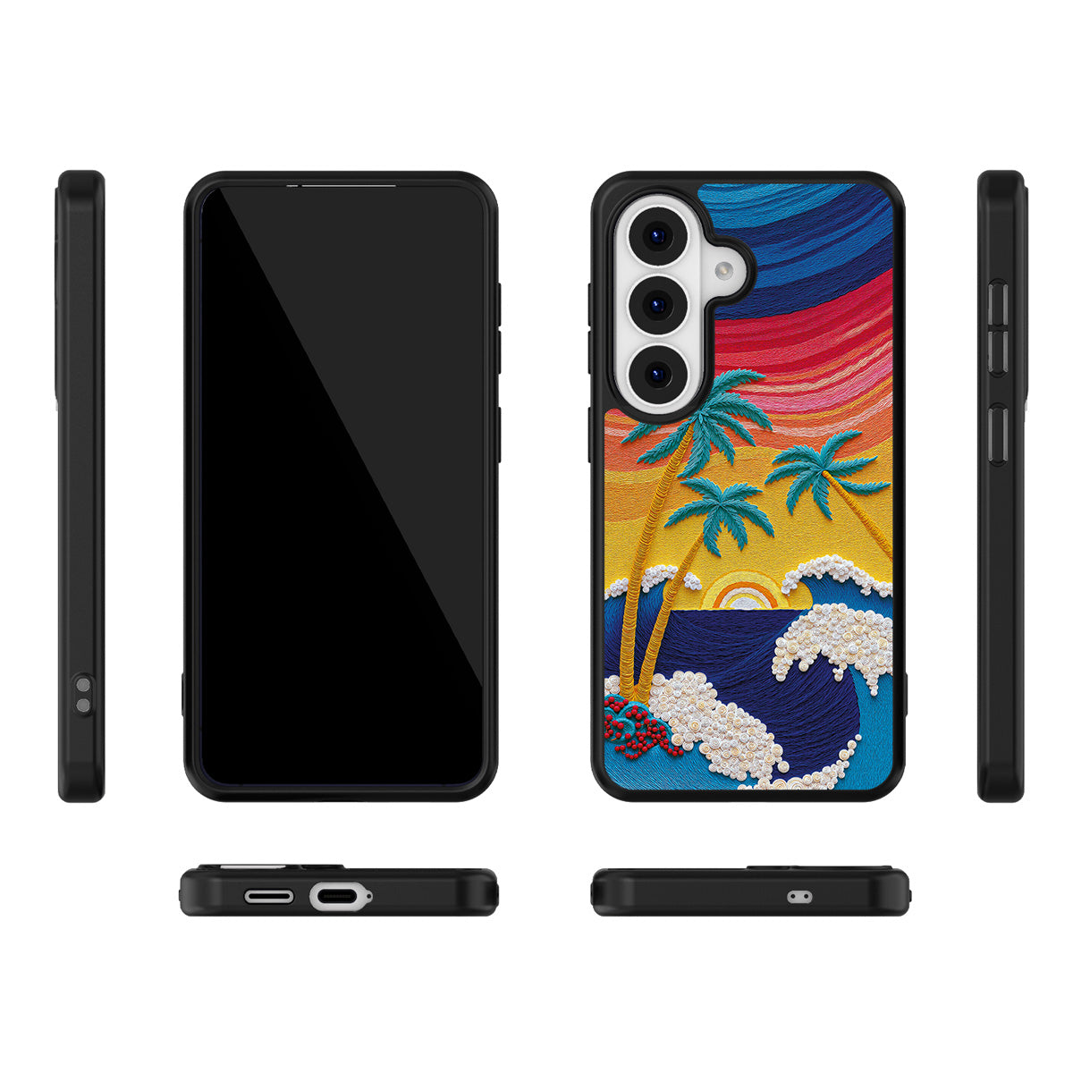 Paper Tropics Samsung Galaxy S26 Plus case – multi-angle view