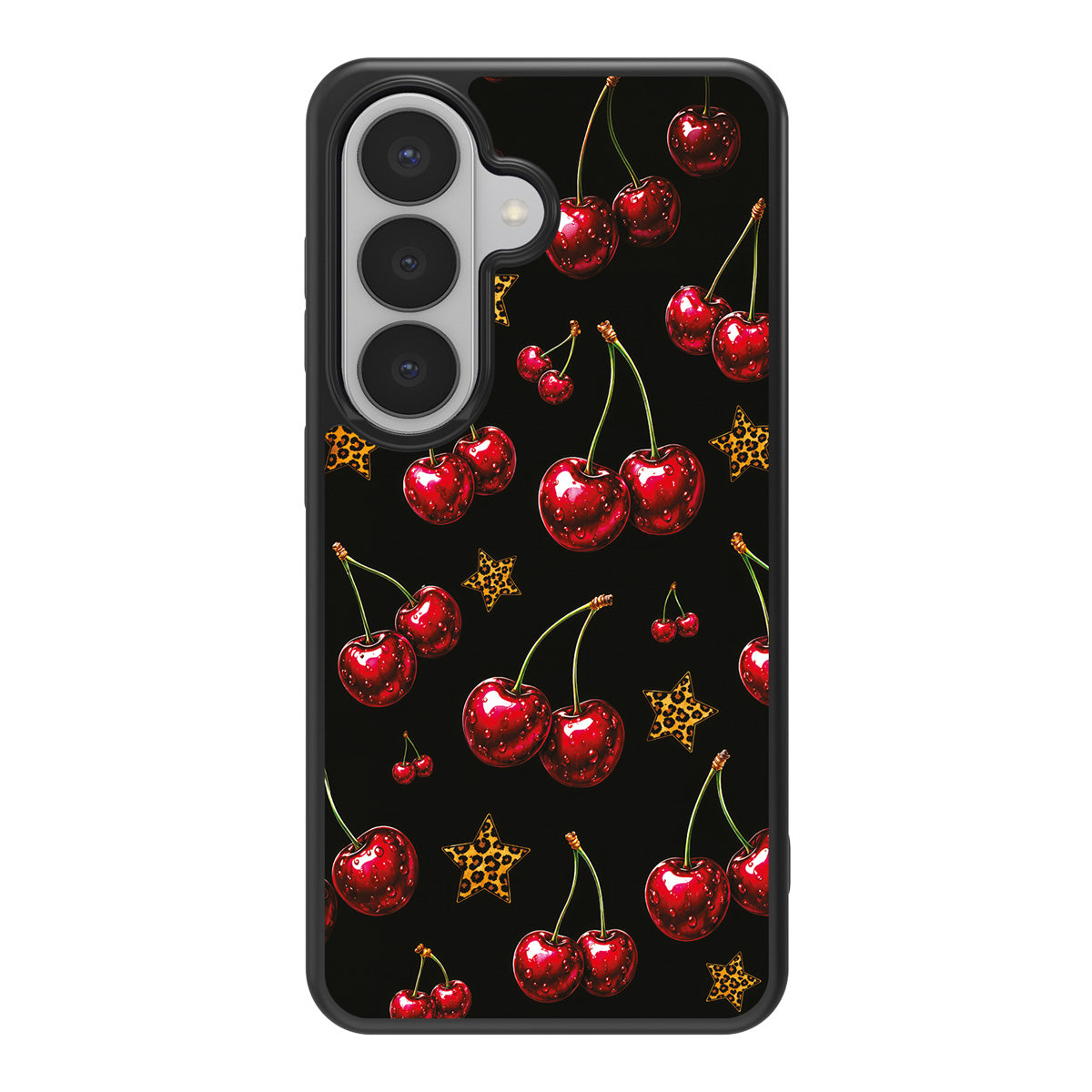 Rebel Cherry design back view – Samsung Galaxy S26 case