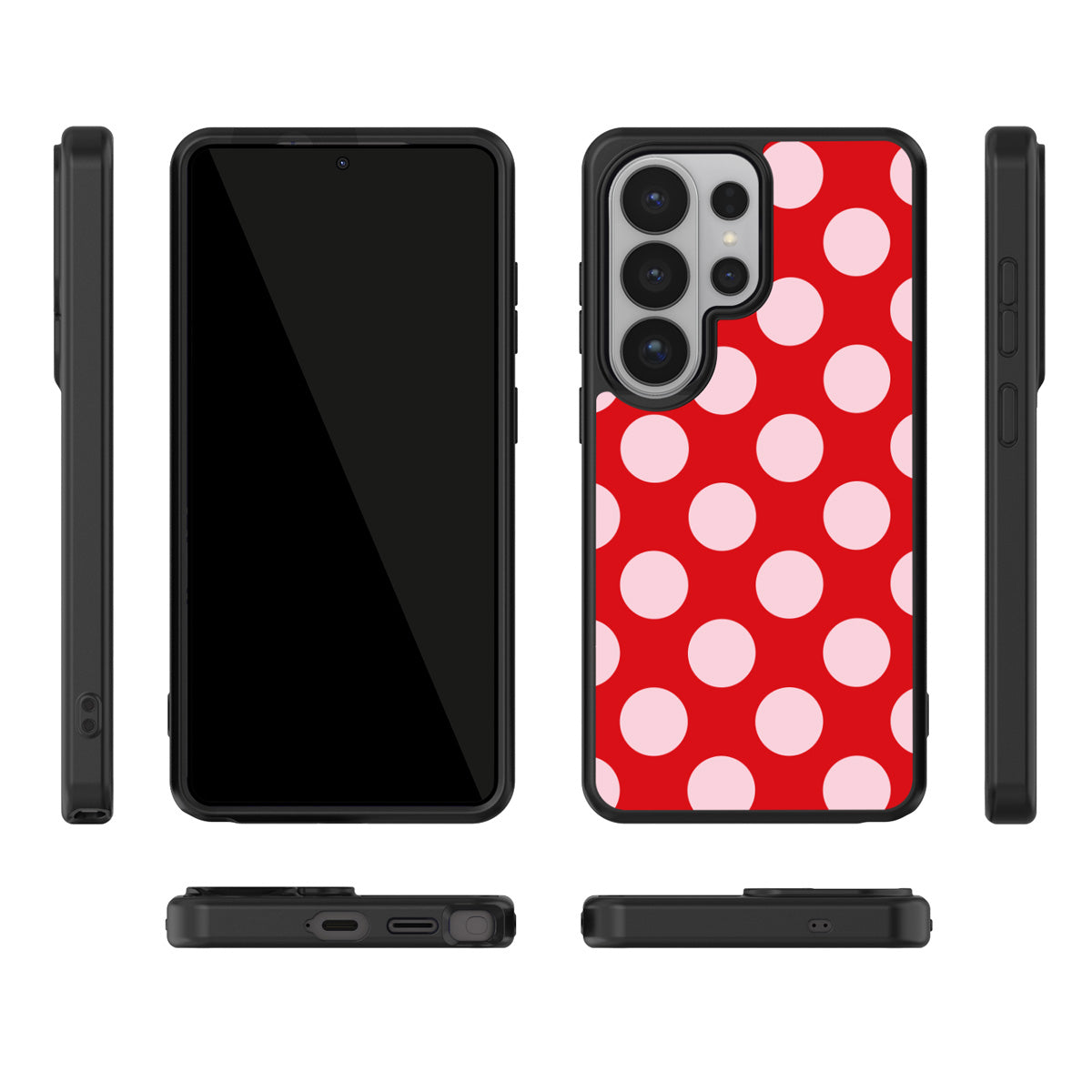 Rouge Blush Samsung Galaxy S26 Ultra case – multi-angle view