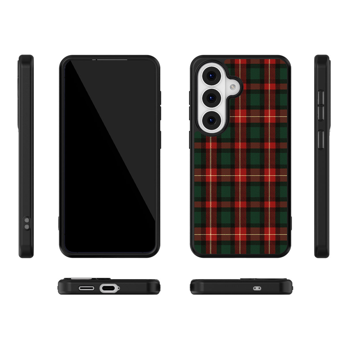 Royal Tartan Samsung Galaxy S26 Plus case – multi-angle view