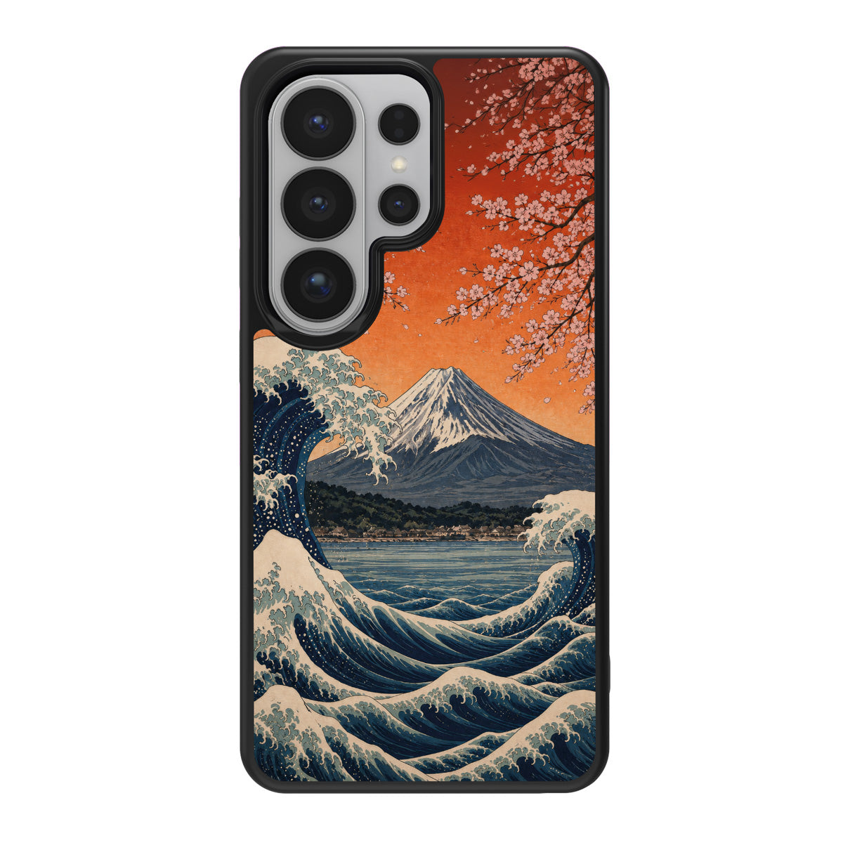 Sakura Coast design back view – Samsung Galaxy S26 Ultra case