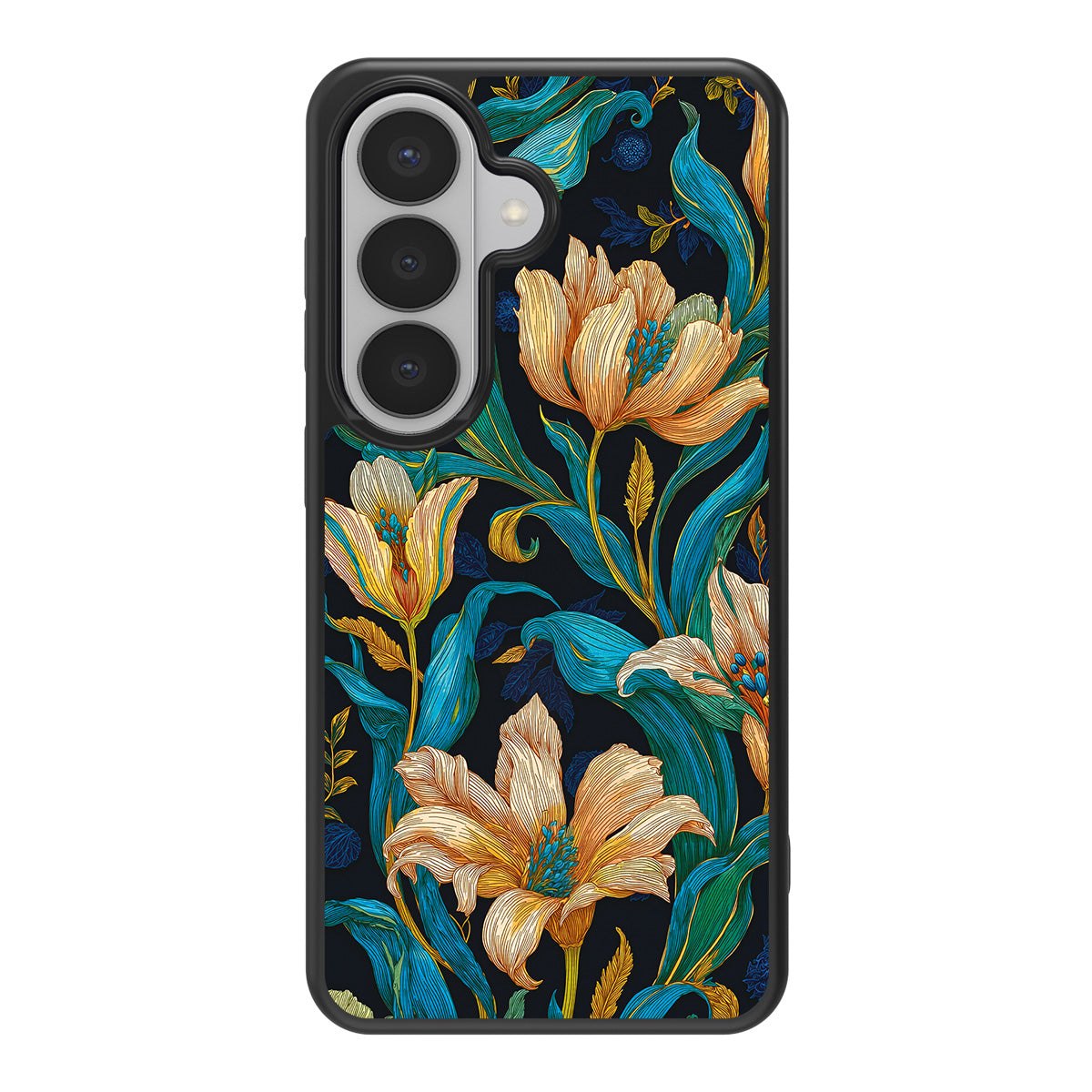 Tulip Play design back view – Samsung Galaxy S26 case