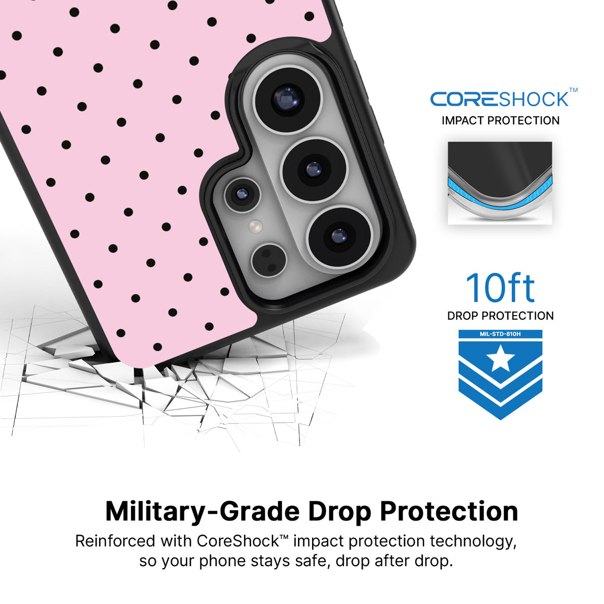 Veloria Samsung Galaxy S26 Ultra case with 10ft military-grade drop protection