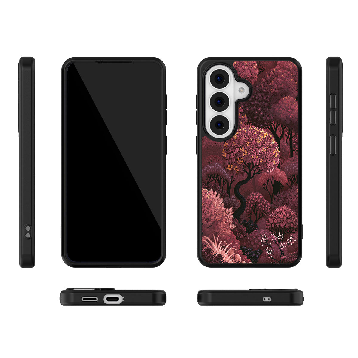 Velvet Reverie Samsung Galaxy S26 Plus case – multi-angle view