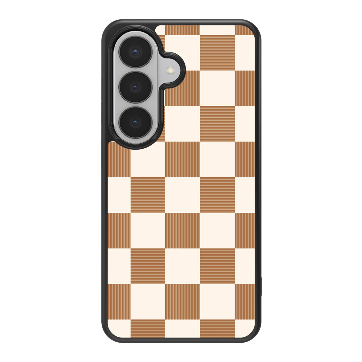 Vintage Mocha design back view – Samsung Galaxy S26 Plus case