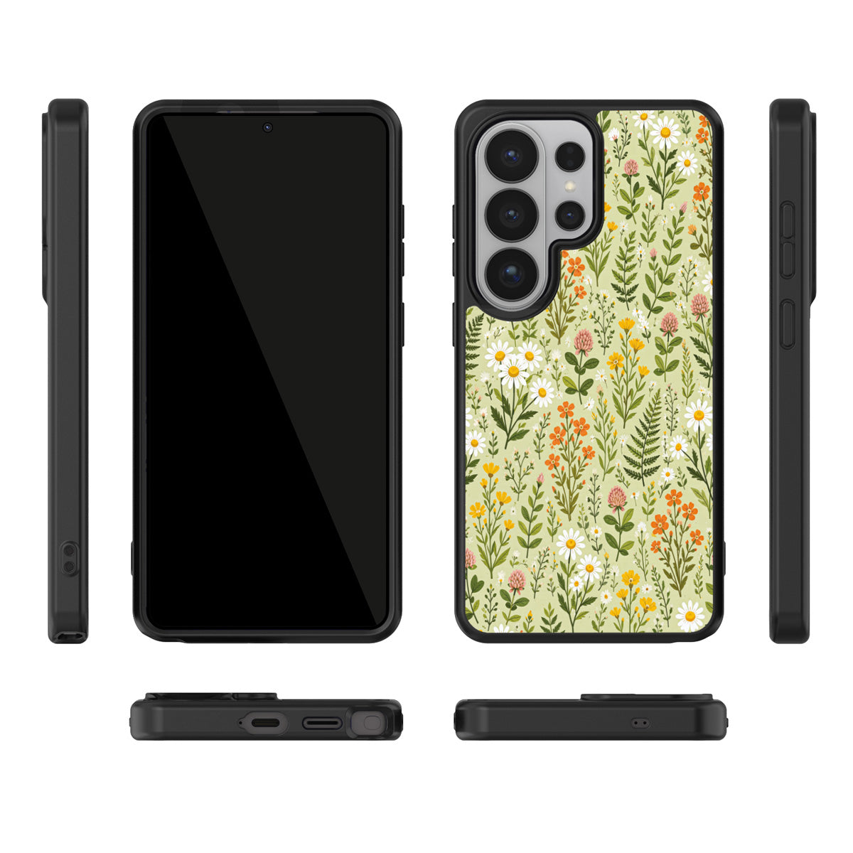 Wildflower Meadow Samsung Galaxy S26 Ultra case – multi-angle view