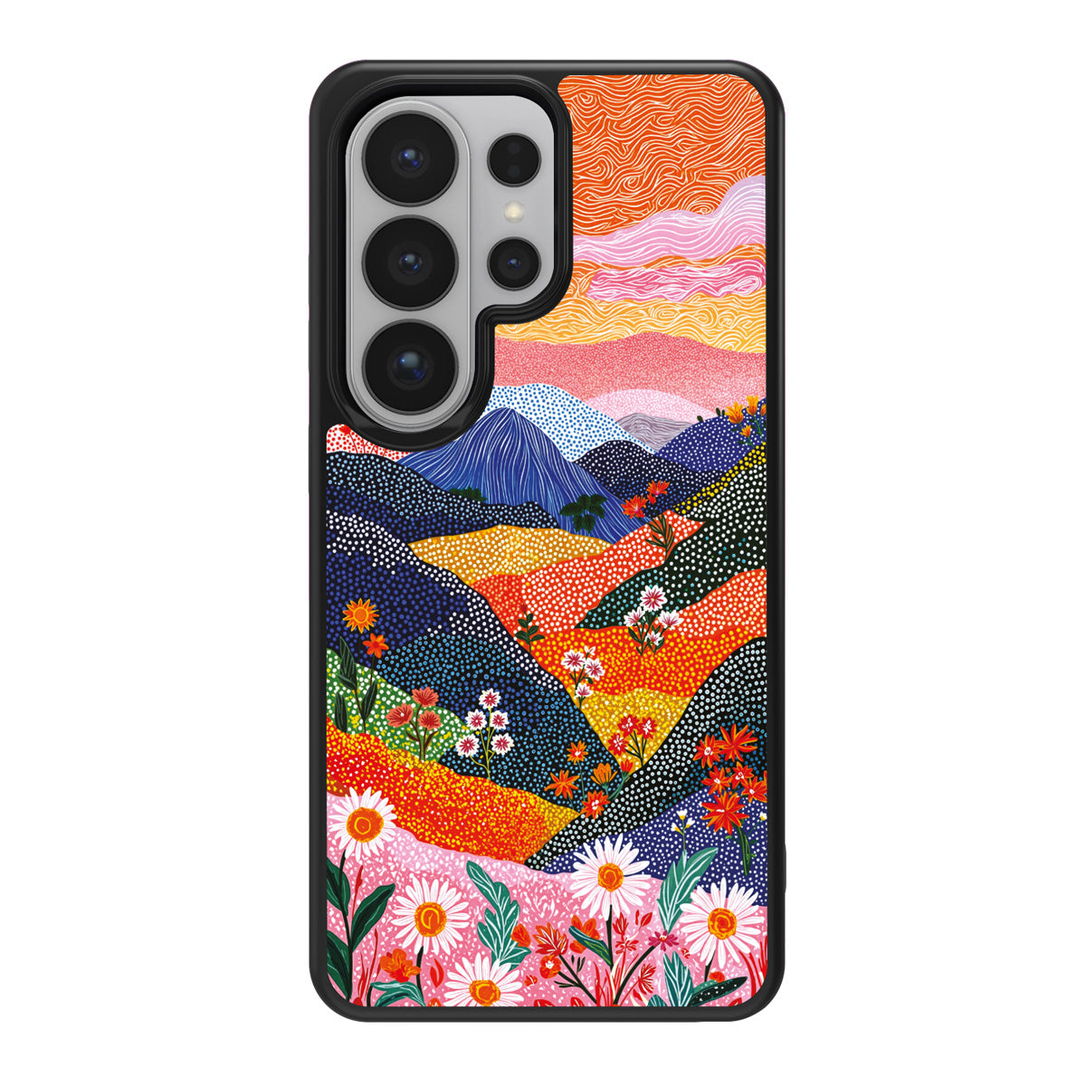 Wildflower Valley design back view – Samsung Galaxy S26 Ultra case