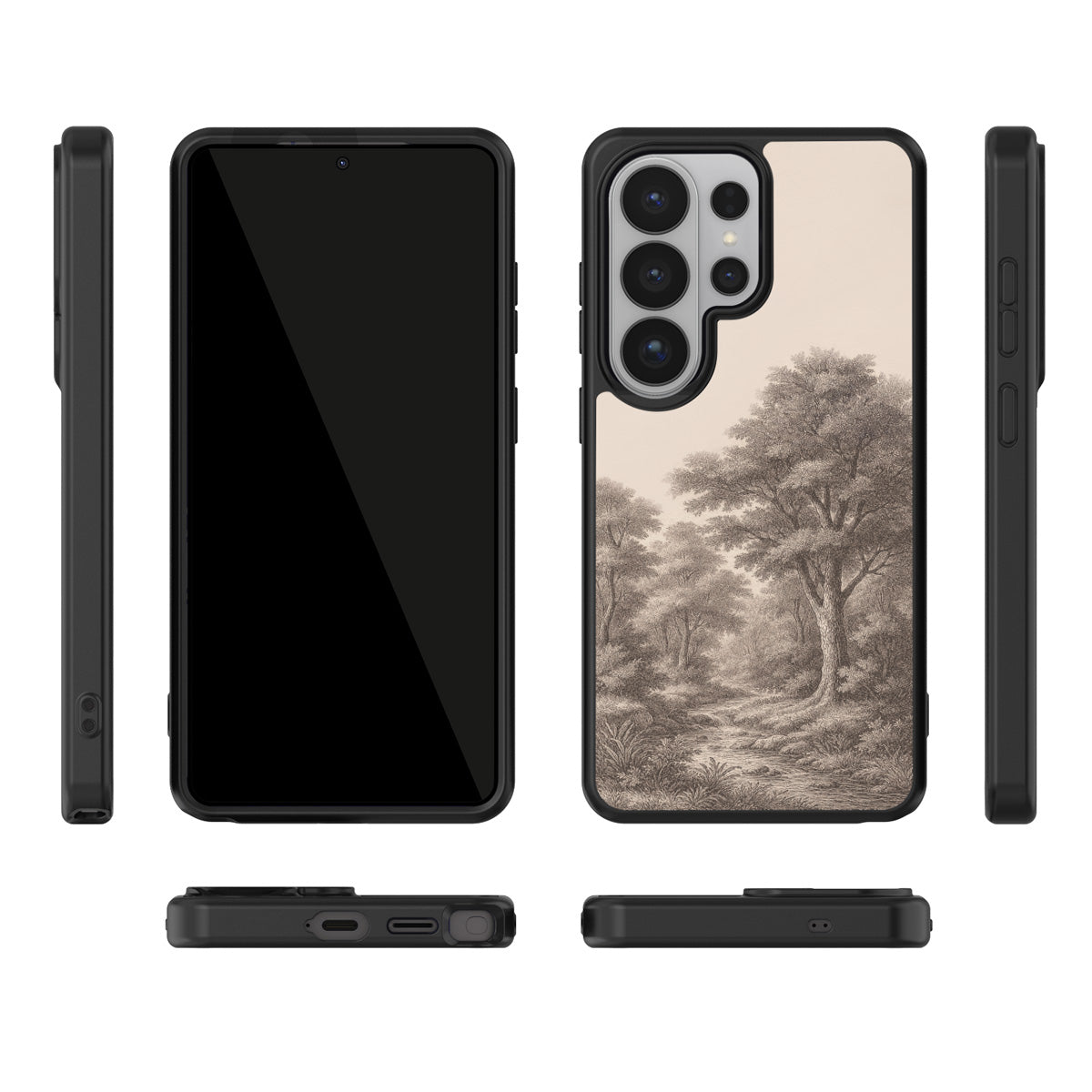 Woodland Samsung Galaxy S26 Ultra case – multi-angle view