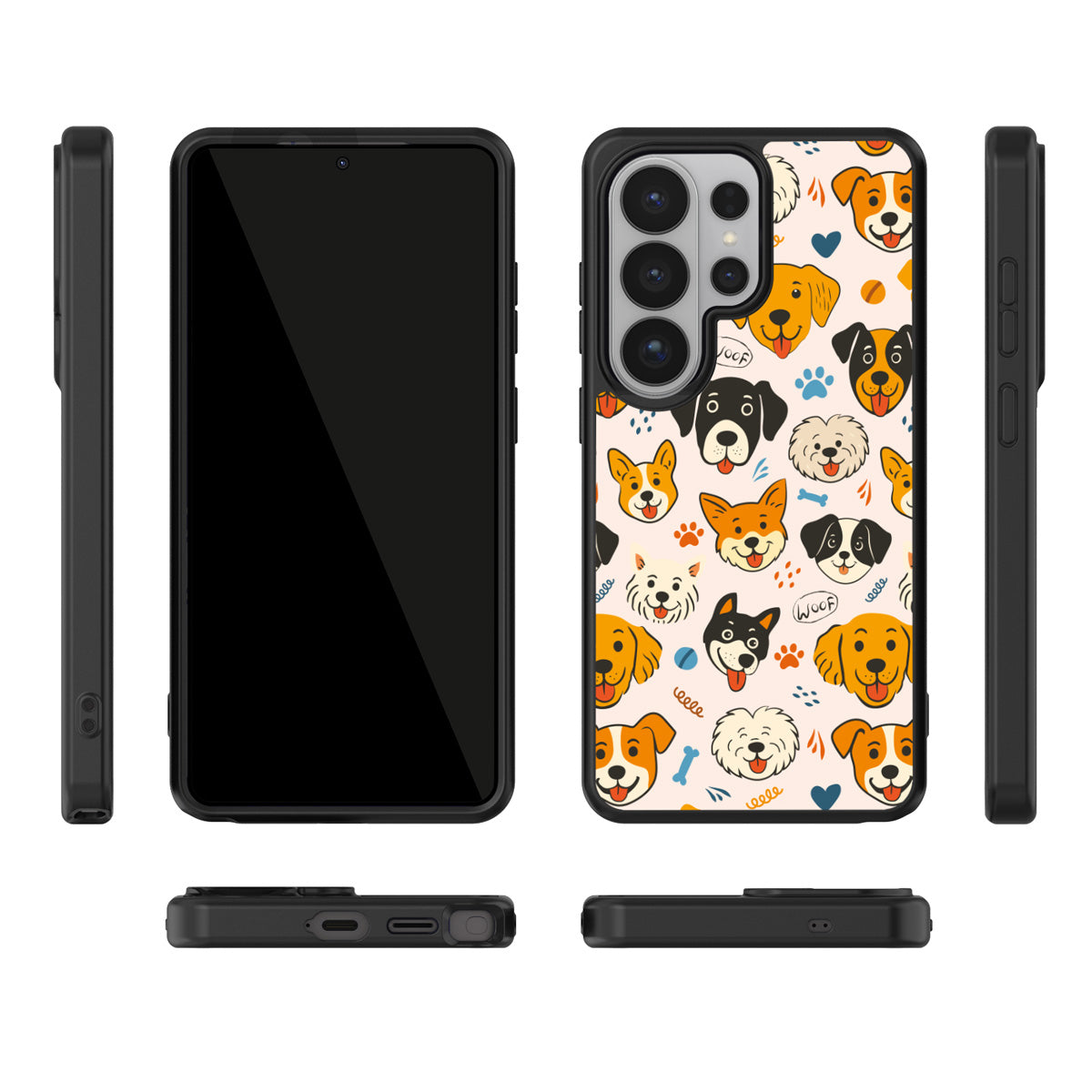 Woof Squad Samsung Galaxy S26 Ultra case – multi-angle view