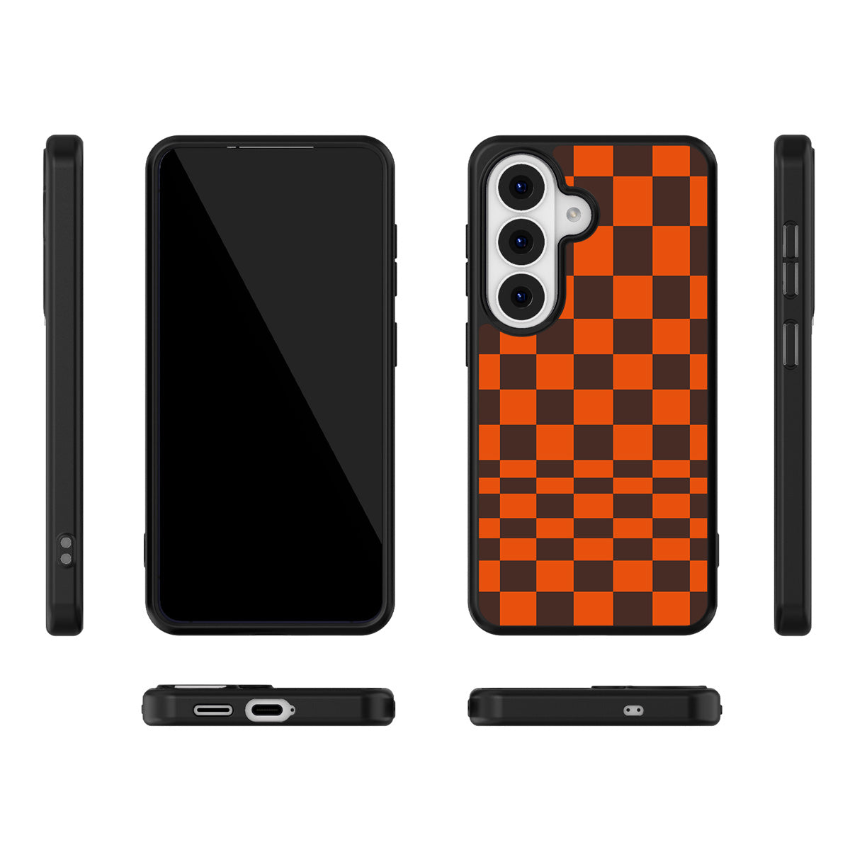 Amber Pop Samsung Galaxy S26 Plus case – multi-angle view