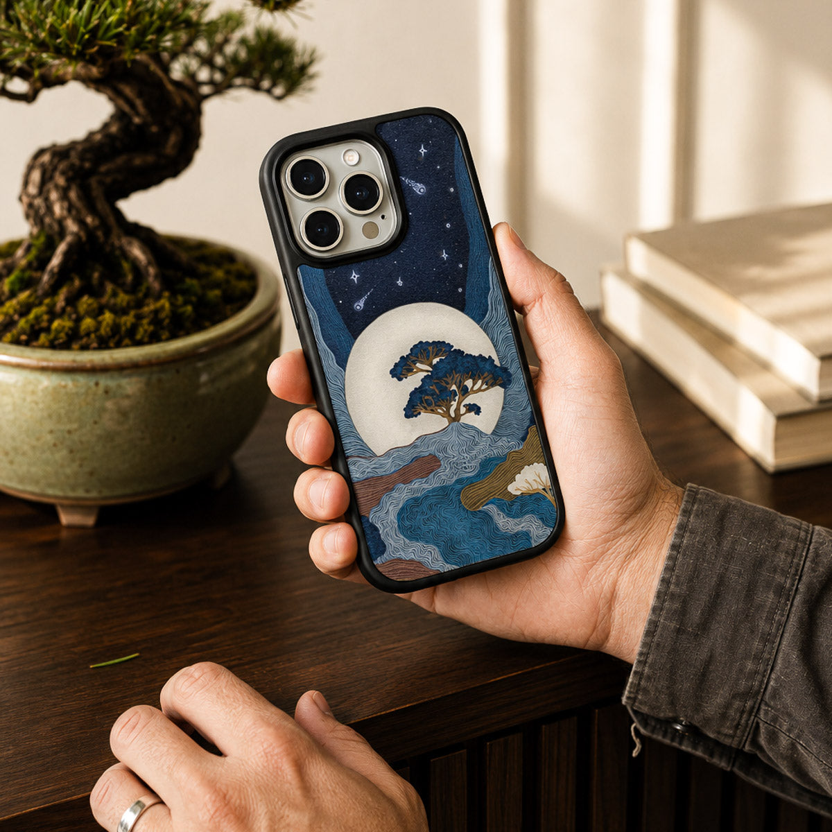 Japanese Art Designer iPhone 15 Case – Aura Farming | MagSafe — view 2