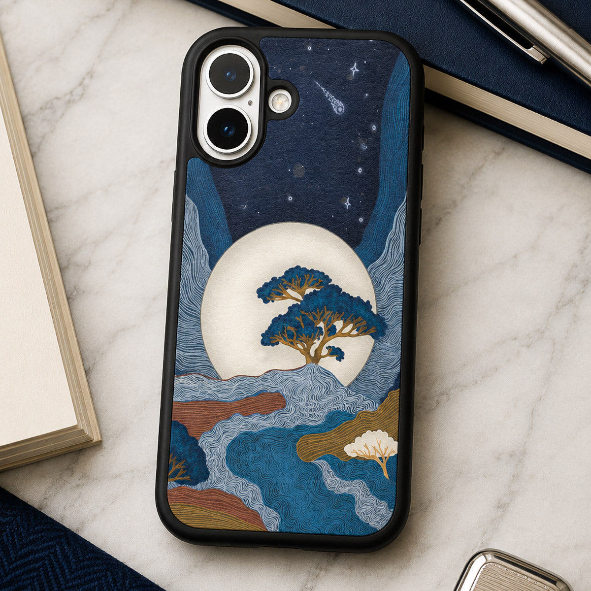 Japanese Art Designer iPhone 16 Case – Aura Farming | MagSafe — view 3