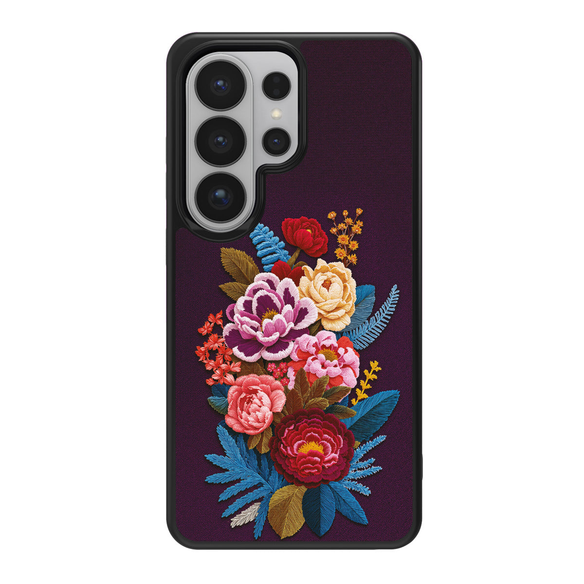 Baroque Bloom design back view – Samsung Galaxy S26 Ultra case