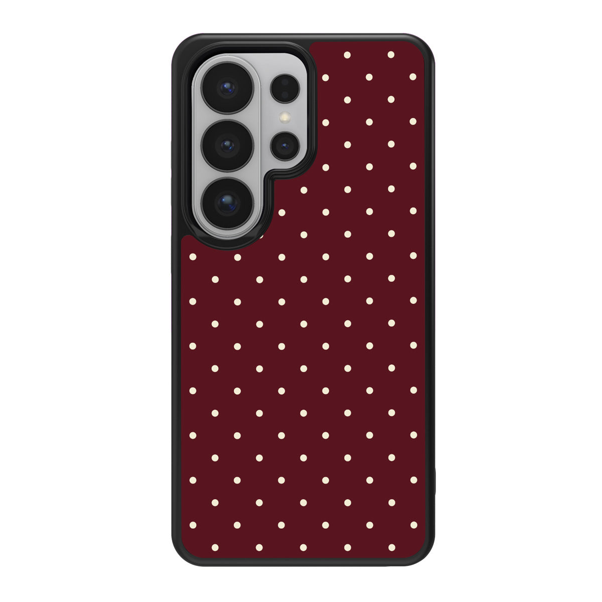 Burgundy Bloom design back view – Samsung Galaxy S26 Ultra case