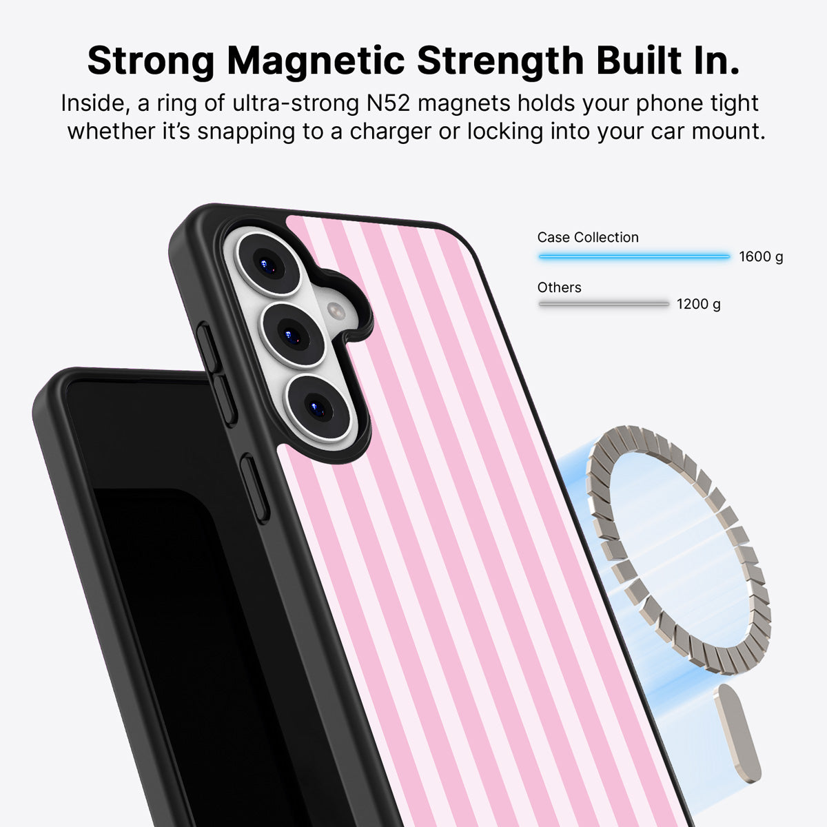 Samsung Galaxy S26 Qi2 magnetic case with N52 magnets – Cabana design