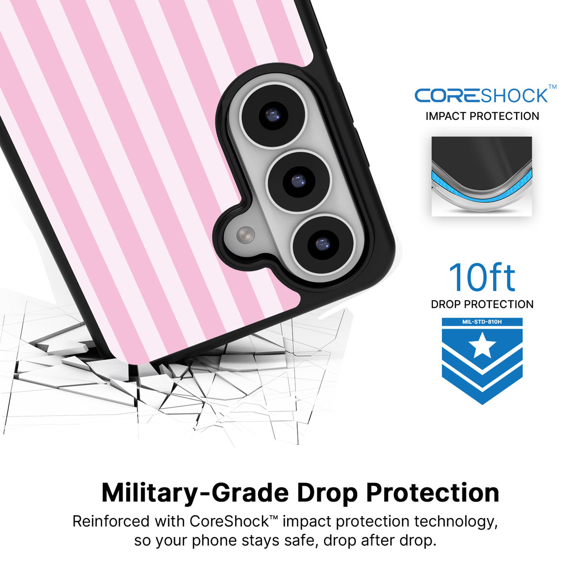 Cabana Samsung Galaxy S26 case with 10ft military-grade drop protection