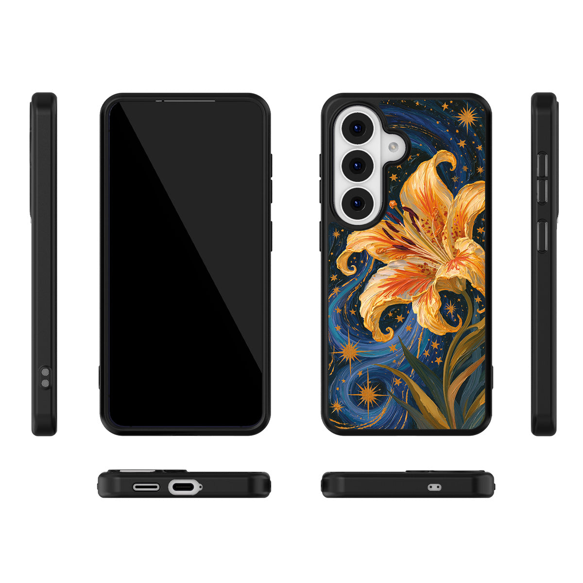 Celestial Bloom Samsung Galaxy S26 Plus case – multi-angle view