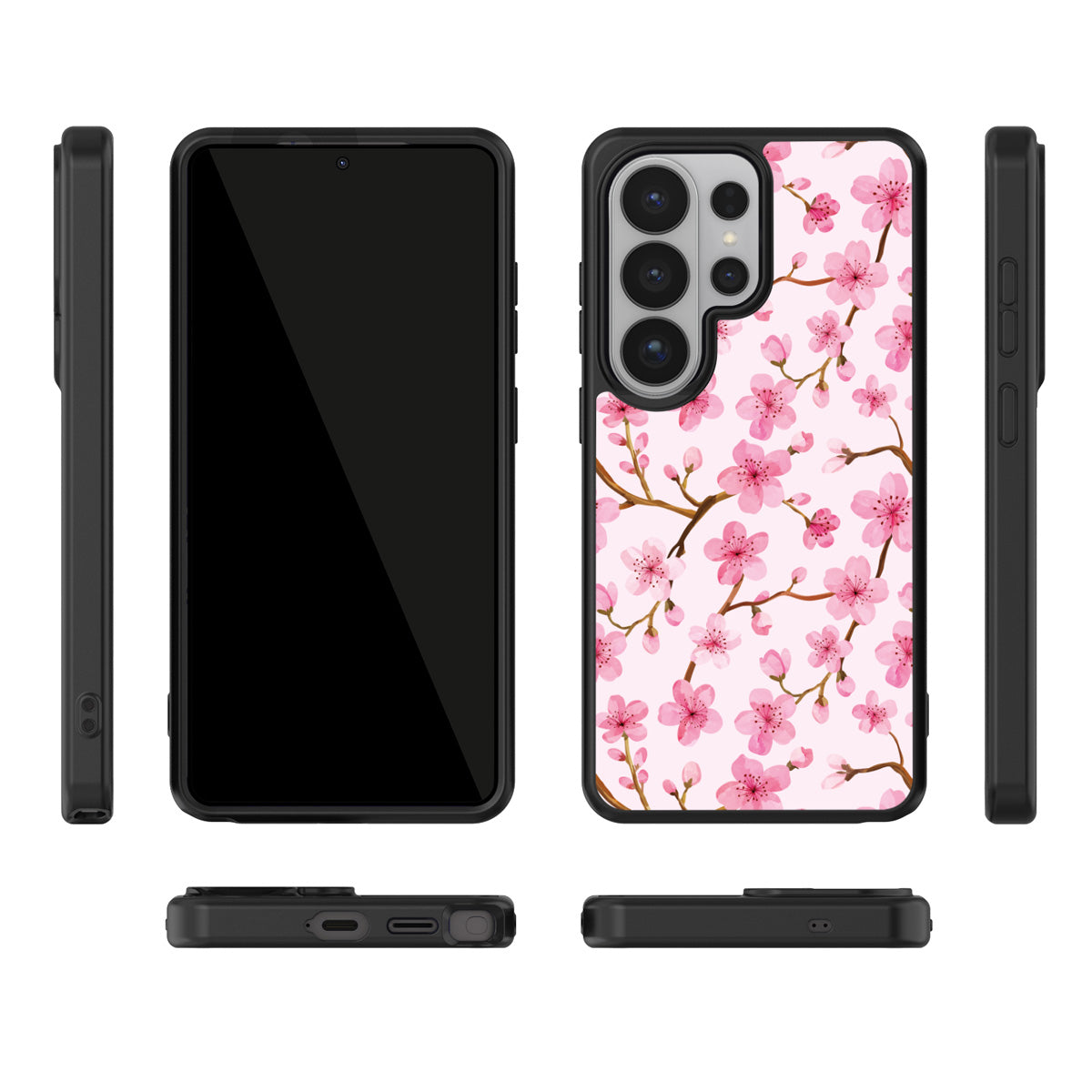 Cherry Blossom Samsung Galaxy S26 Ultra case – multi-angle view