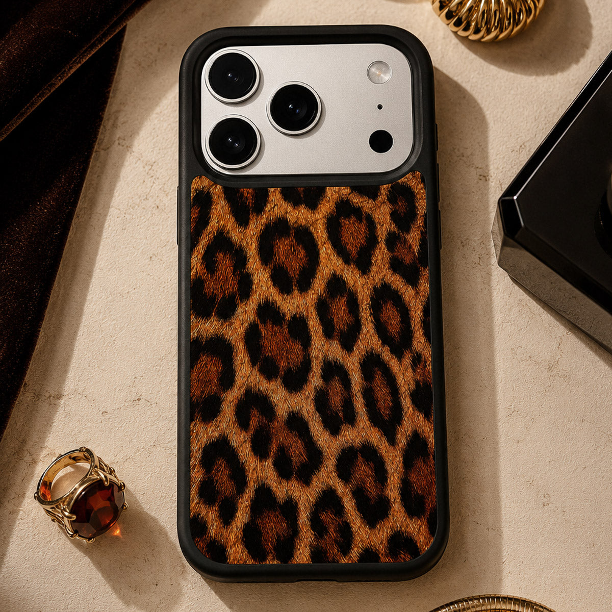 Animal Print Designer iPhone 18 Pro Max Case – Classic Leopard | MagSafe — view 2