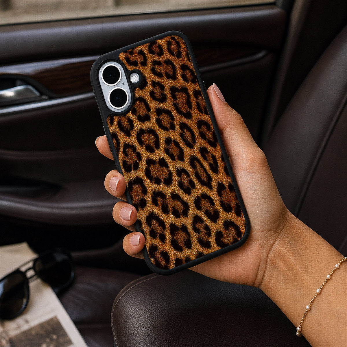 Animal Print Designer iPhone Air Case – Classic Leopard | MagSafe — view 2