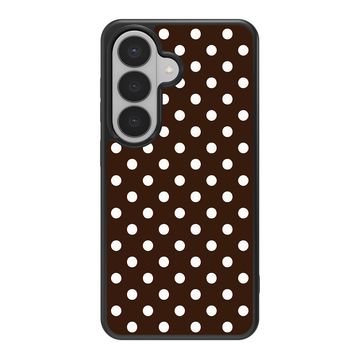 Cocoa Confetti design back view – Samsung Galaxy S26 Plus case