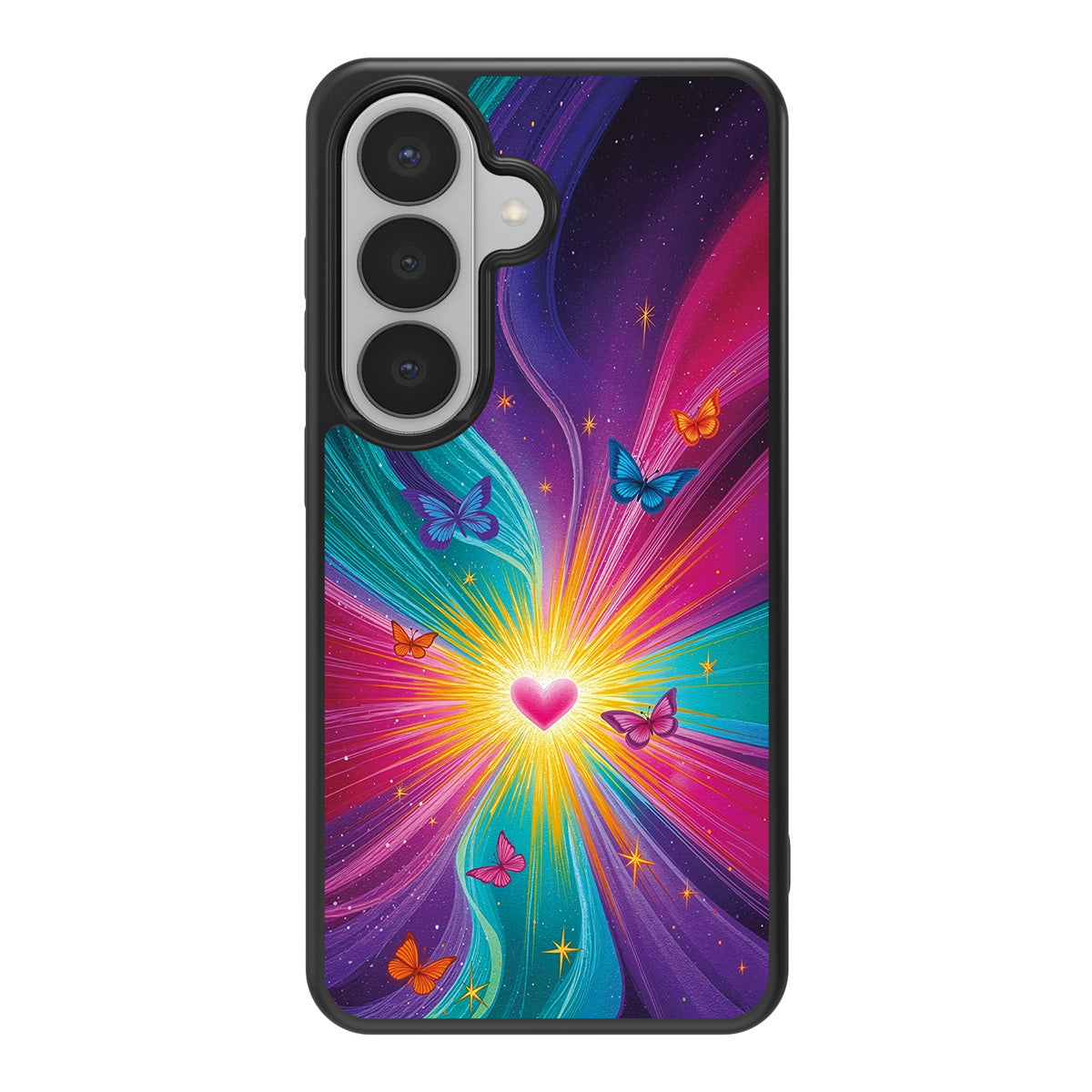 Cosmic Aura design back view – Samsung Galaxy S26 case