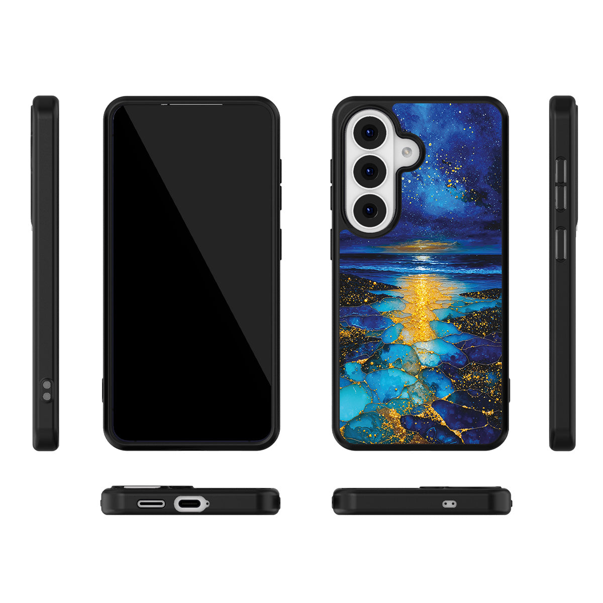 Cosmic Seascape Samsung Galaxy S26 Plus case – multi-angle view