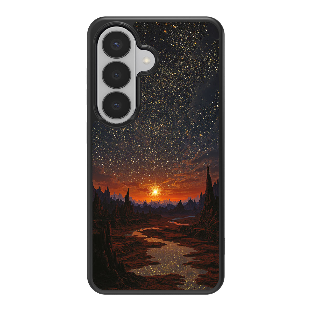 Desert Dusk design back view – Samsung Galaxy S26 case