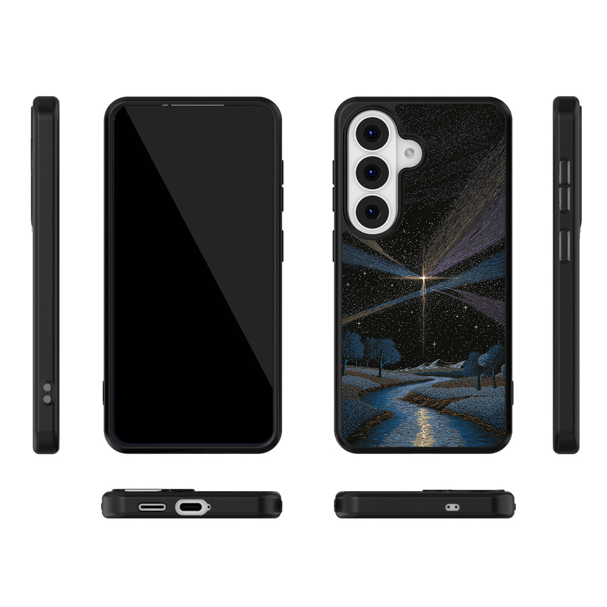 Falling Star Samsung Galaxy S26 Plus case – multi-angle view