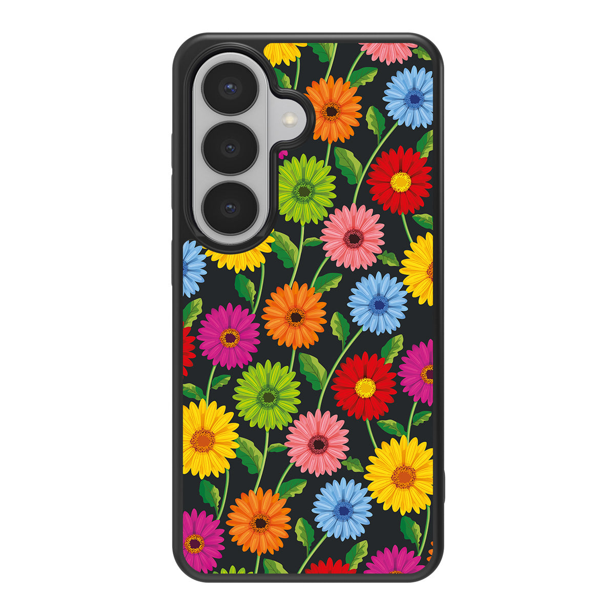 Gerbera Bloom design back view – Samsung Galaxy S26 Plus case