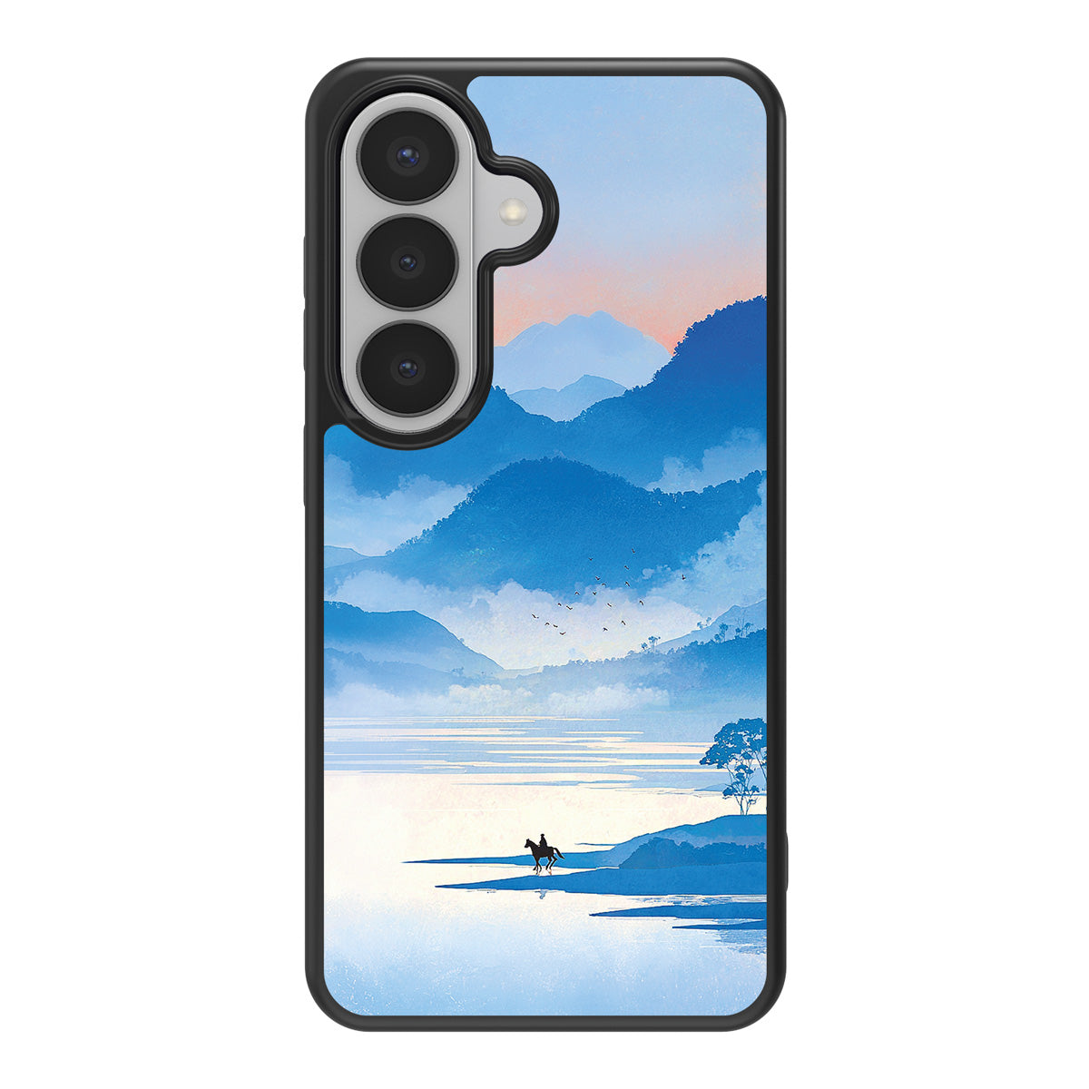 Globe Trotter design back view – Samsung Galaxy S26 case