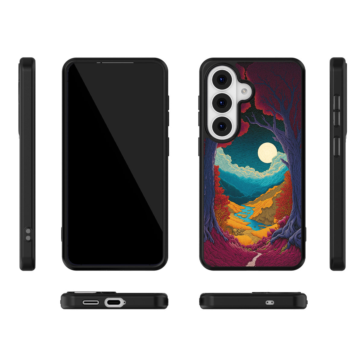 Harvest Moon Samsung Galaxy S26 case – multi-angle view