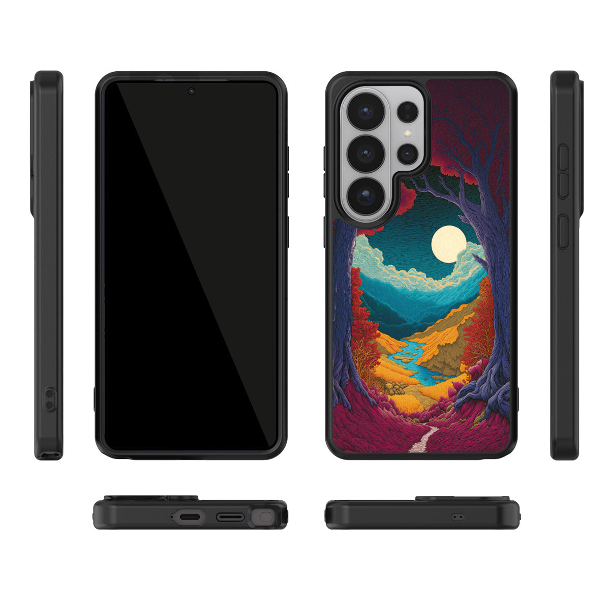 Harvest Moon Samsung Galaxy S26 Ultra case – multi-angle view
