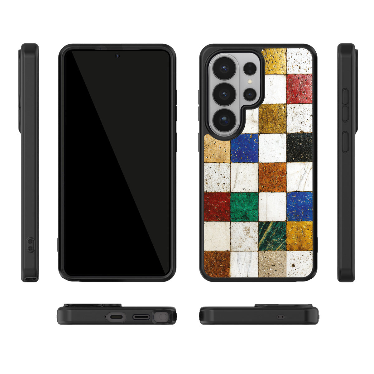 Heritage Mosaic Samsung Galaxy S26 Ultra case – multi-angle view