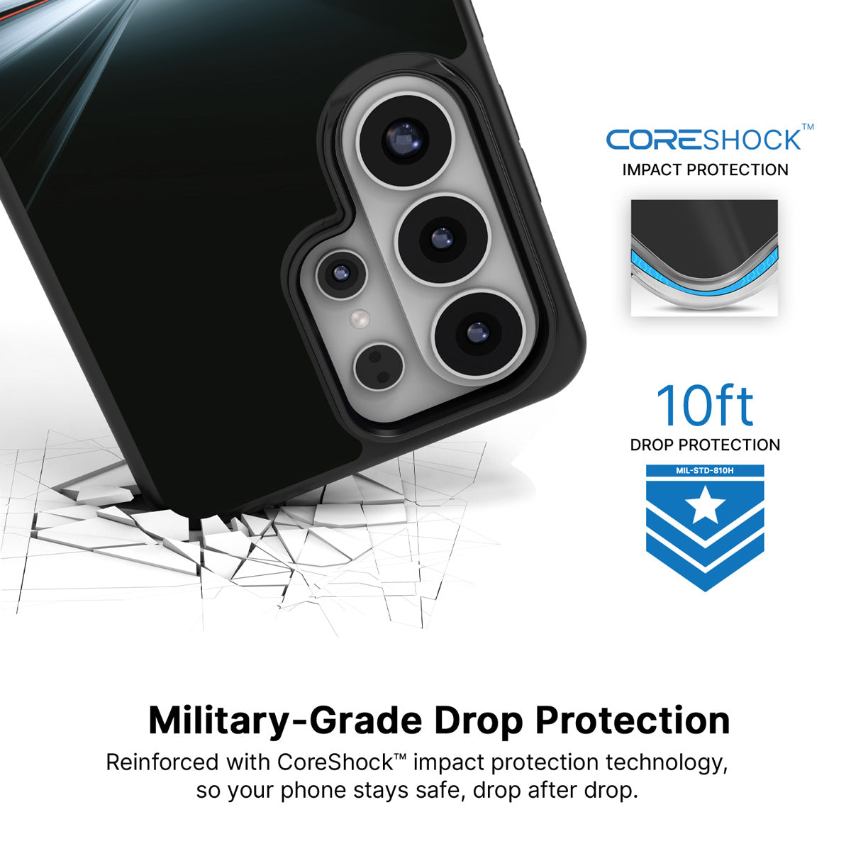 He's Flying Samsung Galaxy S26 Ultra case with 10ft military-grade drop protection