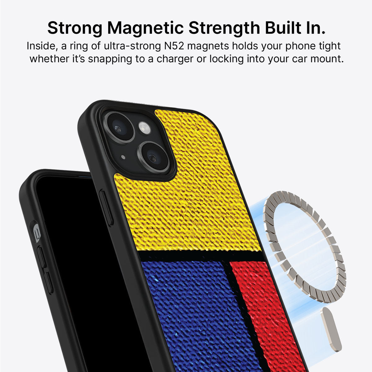 Bauhaus Blocks - iPhone 13 Case #case type_core (magsafe)