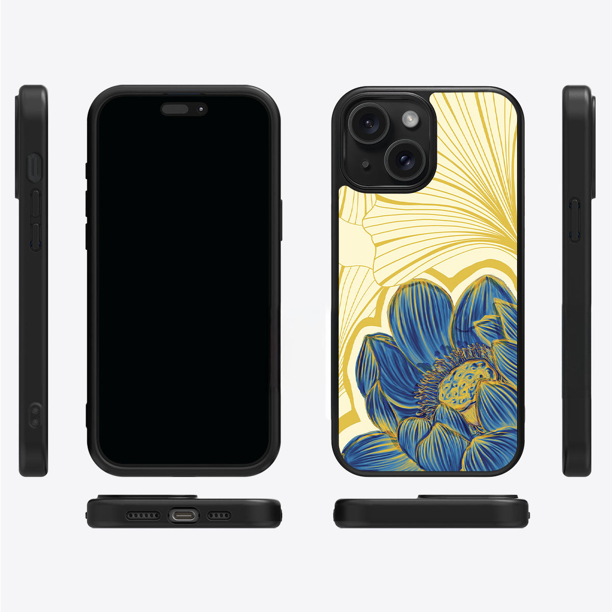 Blue Lotus - iPhone 13 Case #case type_core (magsafe), #case type_core (non magsafe)