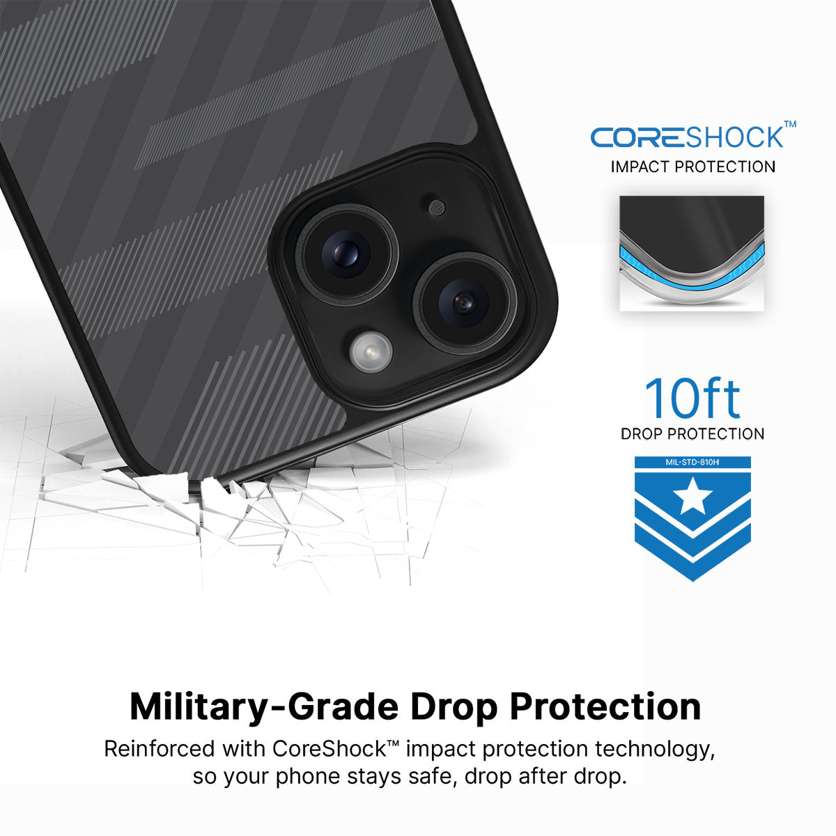 Gray Twill Play - iPhone 13 Case #case type_core (magsafe), #case type_core (non magsafe)