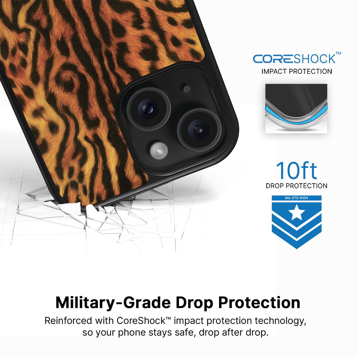 Leopard Trail - iPhone 13 Case  #case type_core (magsafe), #case type_core (non magsafe)