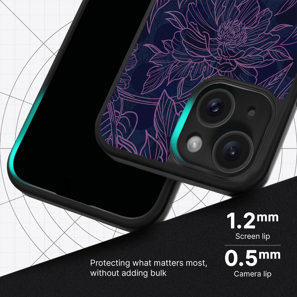 Luminous Blooms - iPhone 13 Case #case type_core (magsafe), #case type_core (non magsafe)