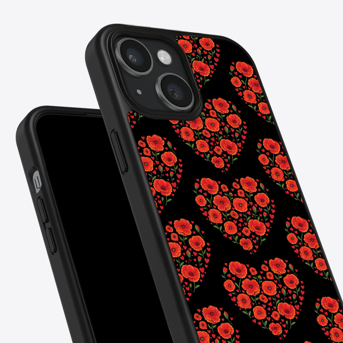 Poppy Heart - iPhone 13 Case #case type_core (non magsafe)